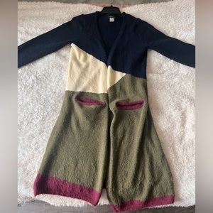 Venus multicolored long cardigan